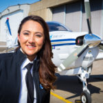 Shaesta Waiz, the first female pilot from Afghanistan and youngest female to fly solo around the world in a single engine airplane