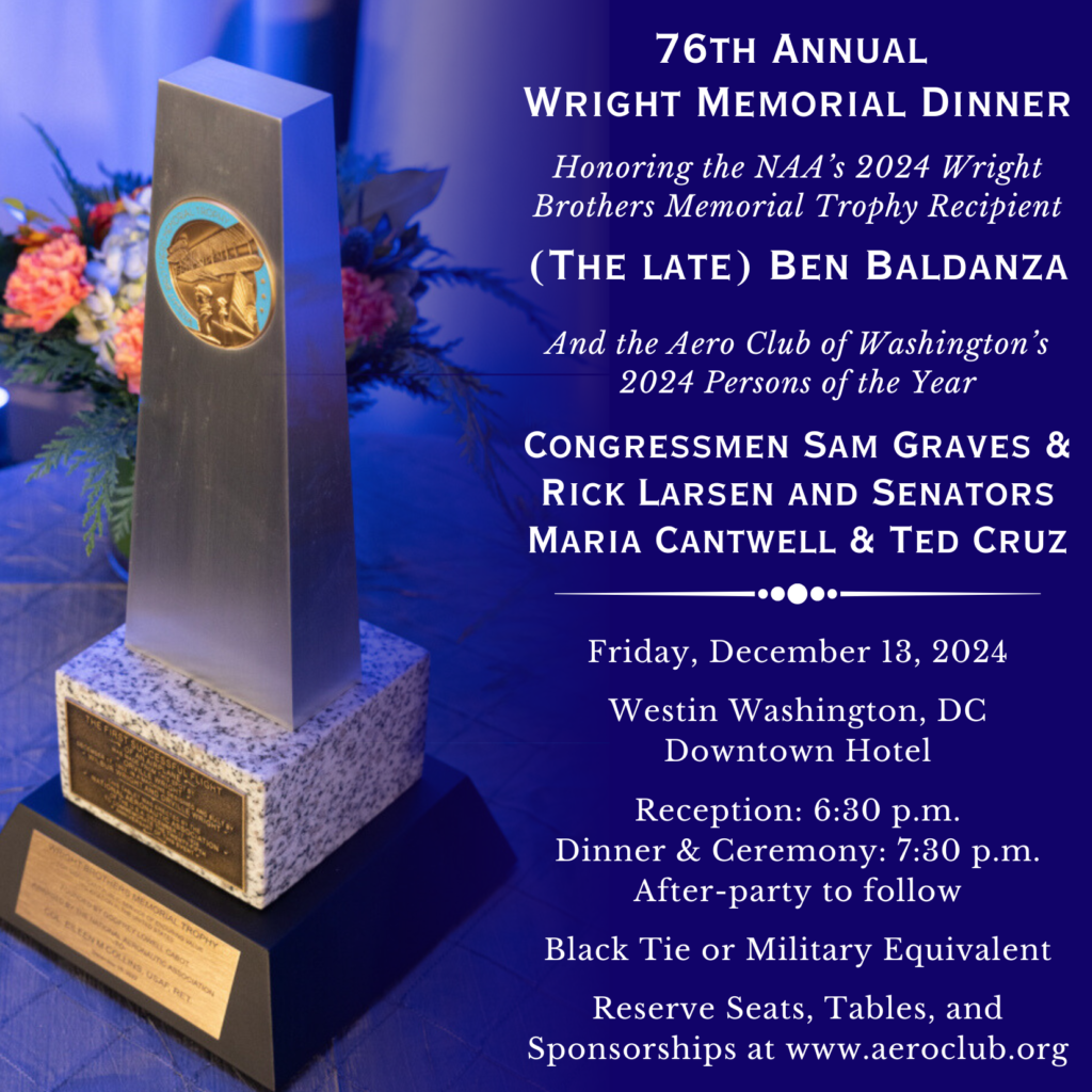 SOLD OUT: 76th Annual Wright Memorial Dinner